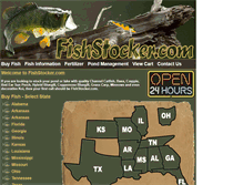 Tablet Screenshot of fishstocker.com